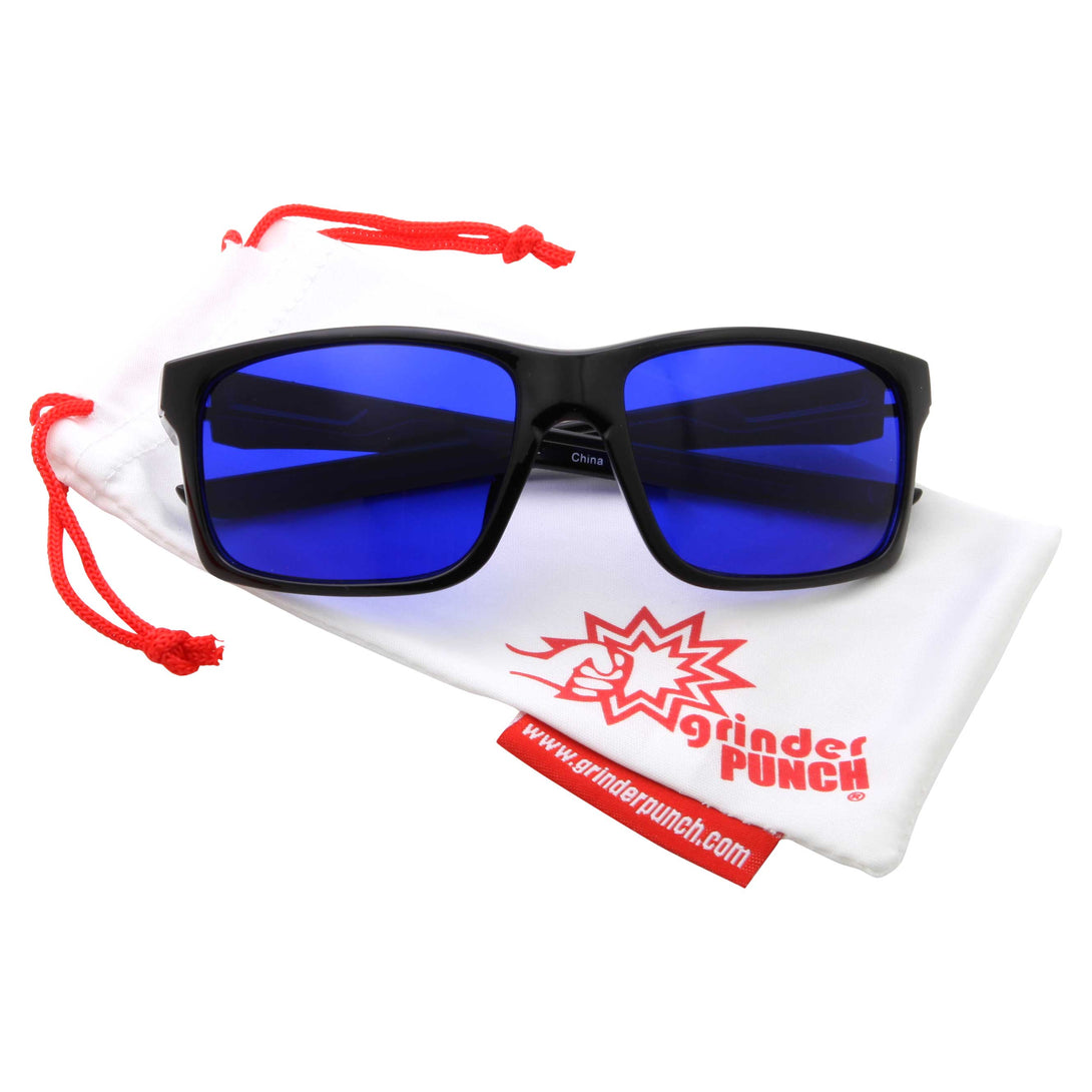 Mens Action Sports Rectangle Sunglasses - grinderPUNCH