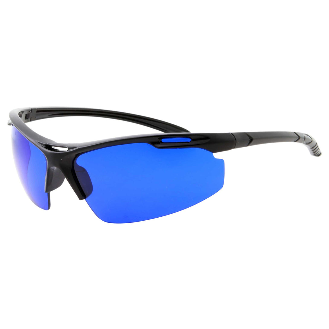 Mens Action Sports Golf Ball Finder Rectangle Sunglasses - grinderPUNCH