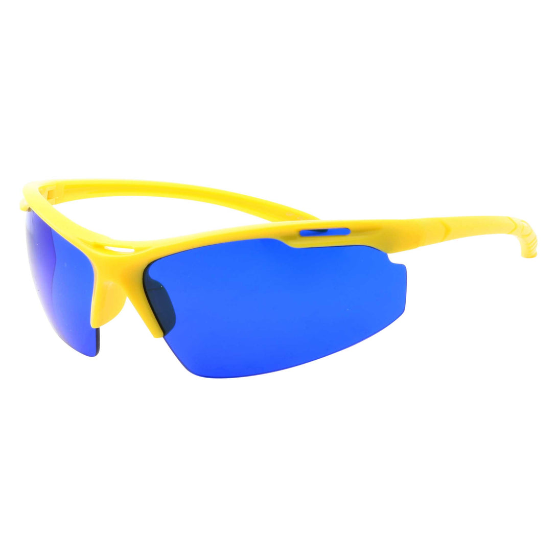 Mens Action Sports Golf Ball Finder Rectangle Sunglasses - grinderPUNCH