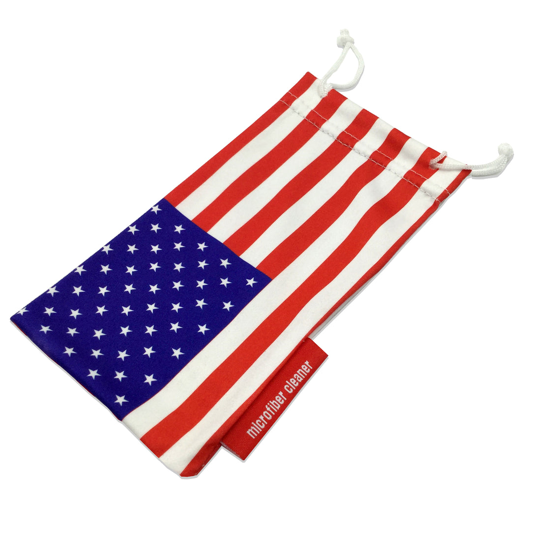 American Flag Microfiber Sunglasses Cleaning Pouch - grinderPUNCH