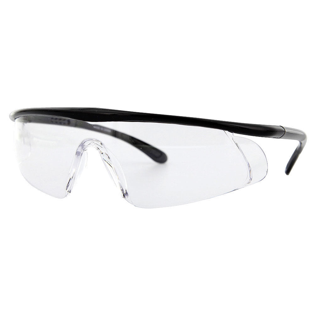 Full Width Safety Glasses Sunglasses Clear Eye Protection Adjustable - grinderPUNCH