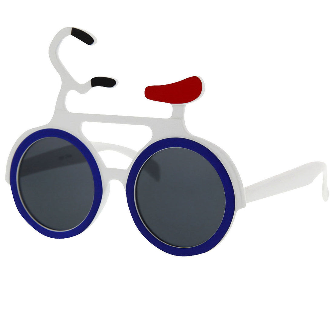 Bicycle Shaped Party Novelty Costume Sunglasses - grinderPUNCH