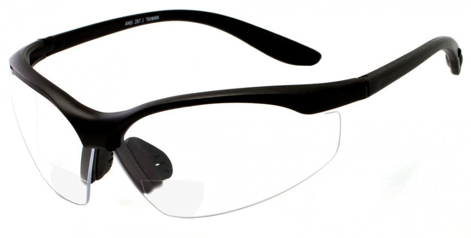 Bifocal Safety Glasses Clear Lens with Reading Corner - grinderPUNCH