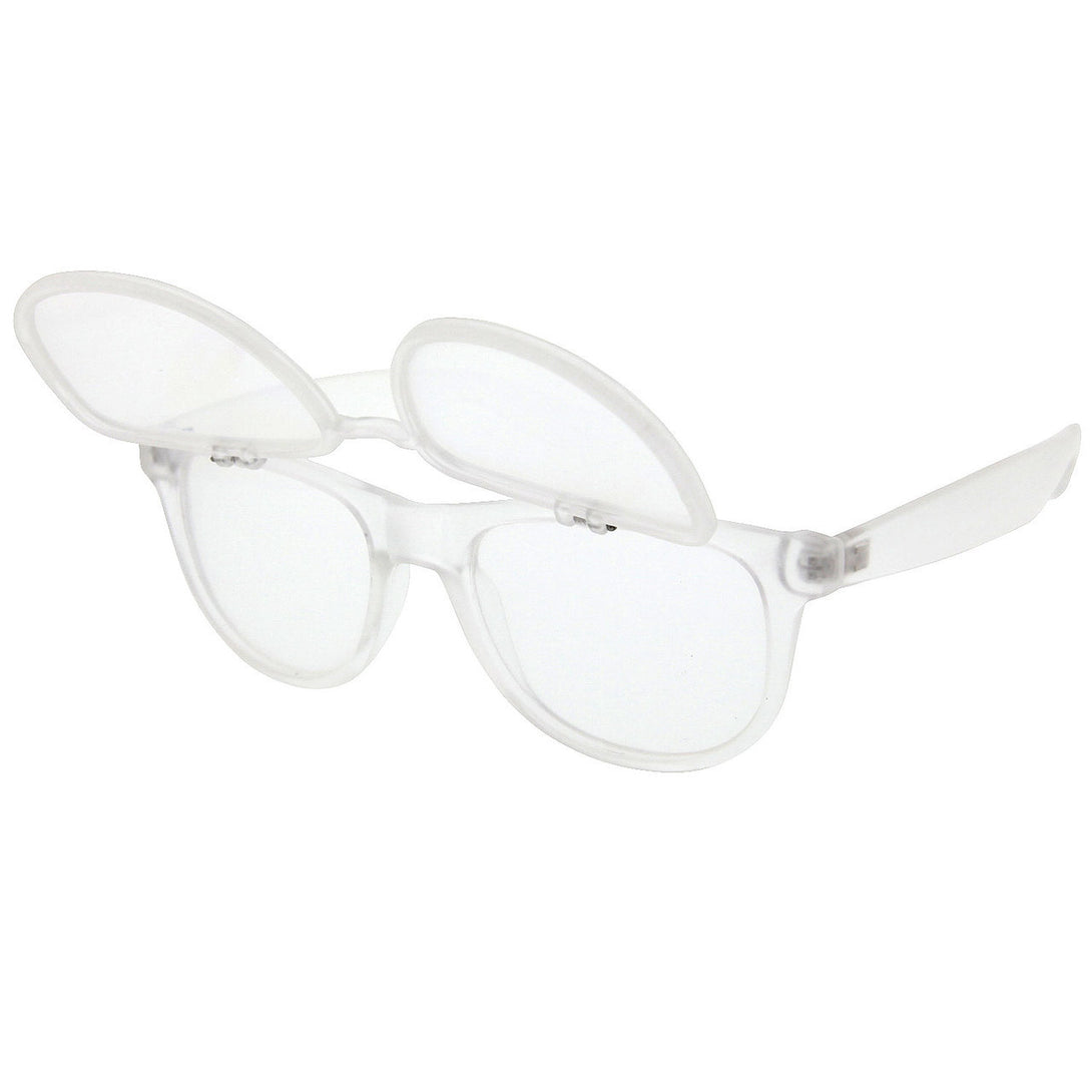 Prism Diffraction Flip Up Fireworks Glasses - grinderPUNCH
